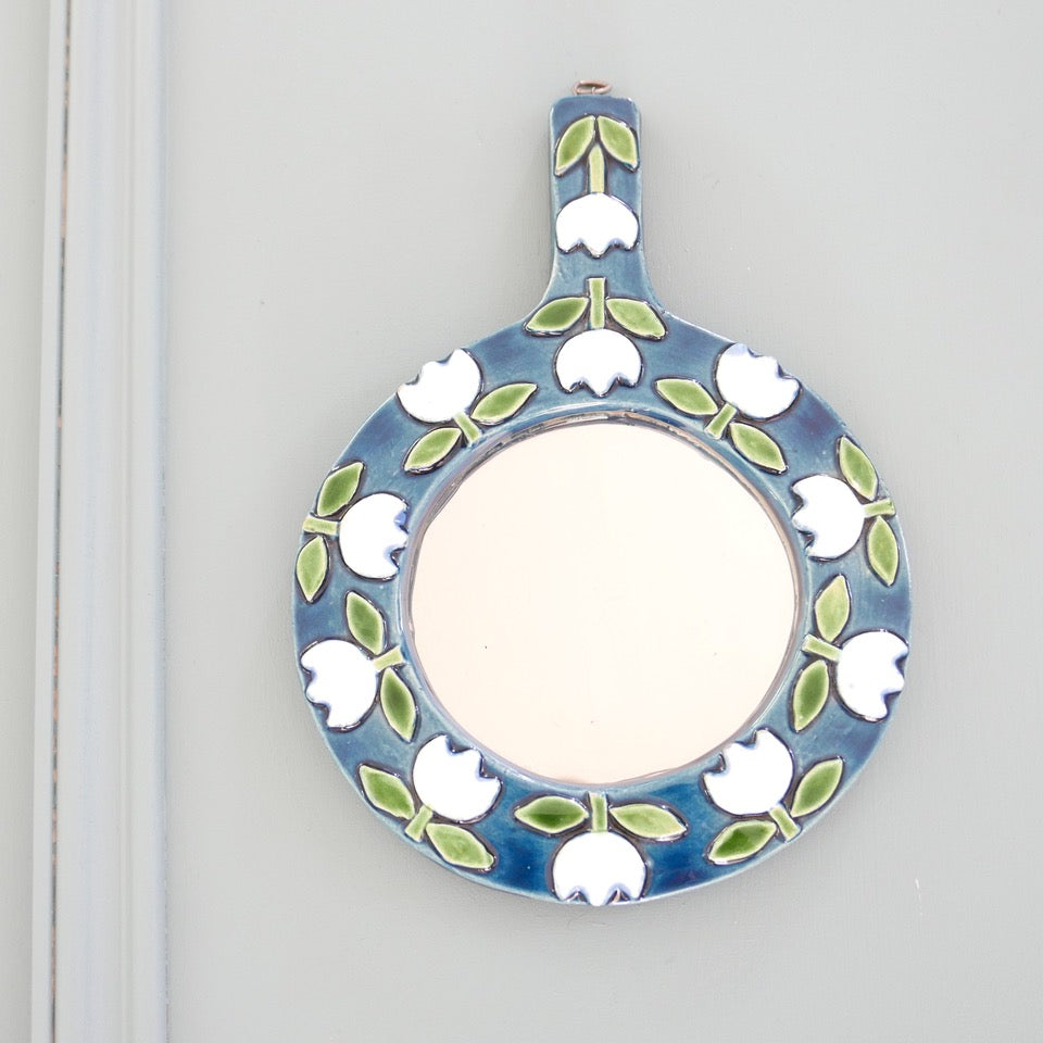 1Bis Rue des Merveilles - Miroir Mithé Espelt, tulipes, 1950