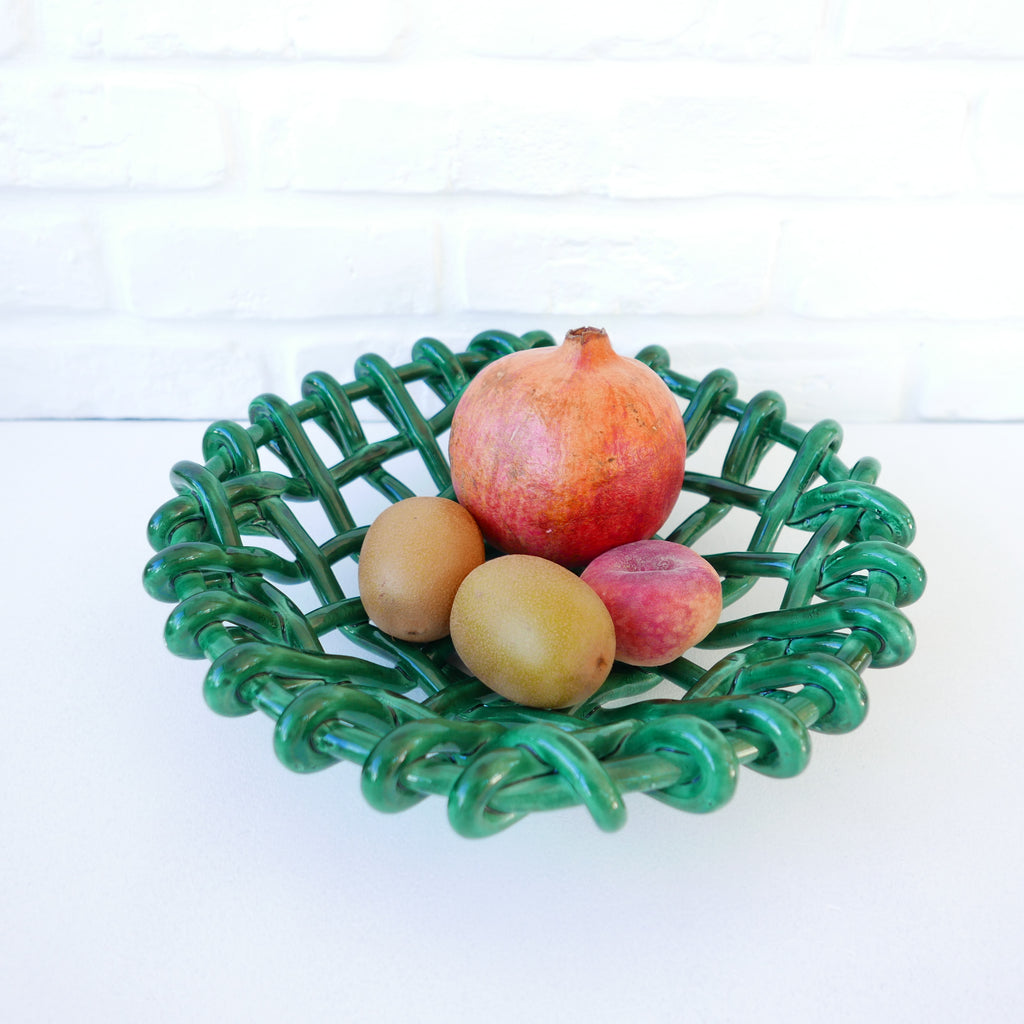 GRANDE CORBEILLE À Fruit Centre De Table Céramique FPP Vallauris Diam 46 EUR 72,90 - FR GRANDE CORBEILLE À Fruit Centre De Table Céramique FPP Vallauris Diam 46 EUR 72,90 - FR