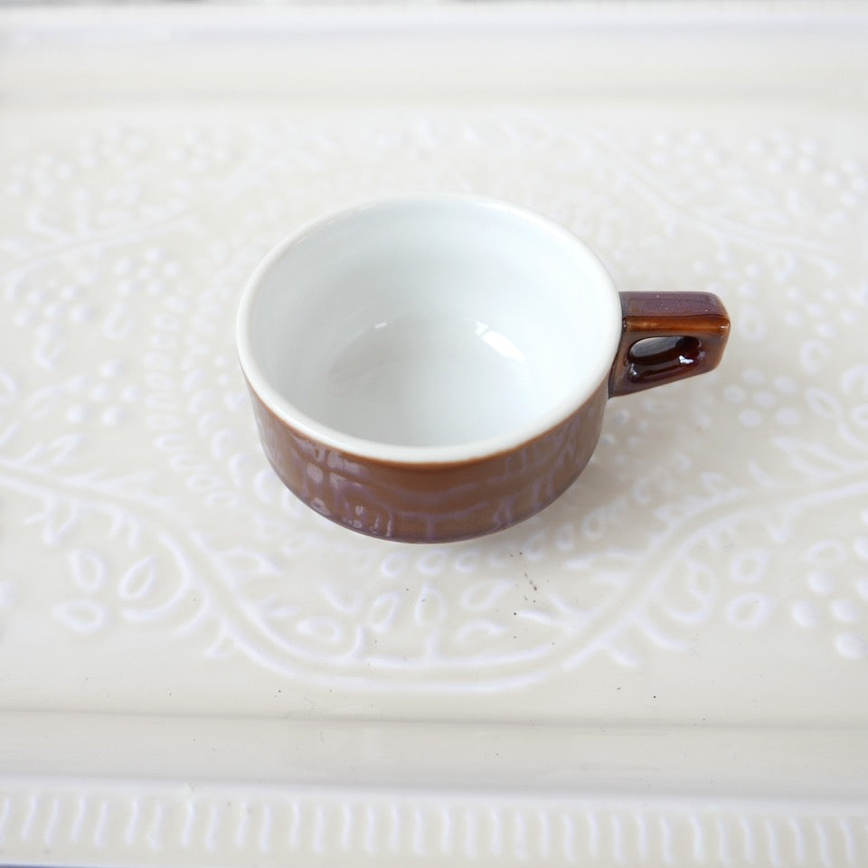 Service à Café Avec Soucoupes,Tasses à Café En Céramique Blanche De